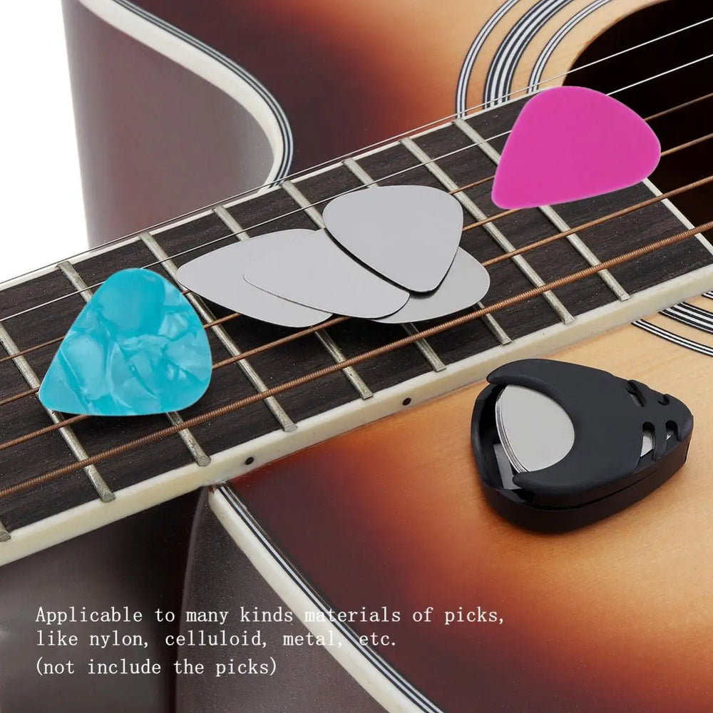5pcs Guitar Picks Holder Plastic Stick-on Guitar Pick Case Electric Guitar Accessories f detail view