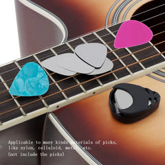 5pcs Guitar Picks Holder Plastic Stick-on Guitar Pick Case Electric Guitar Accessories f detail view