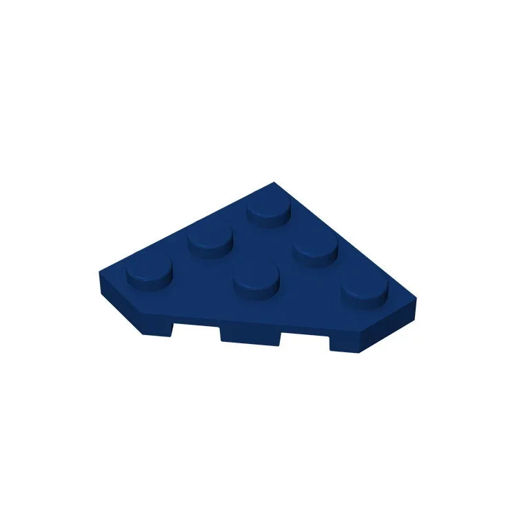 Gobricks GDS-556 Wedge Plate 3 x 3 Cut Corner | Compatible Building Block for DIY