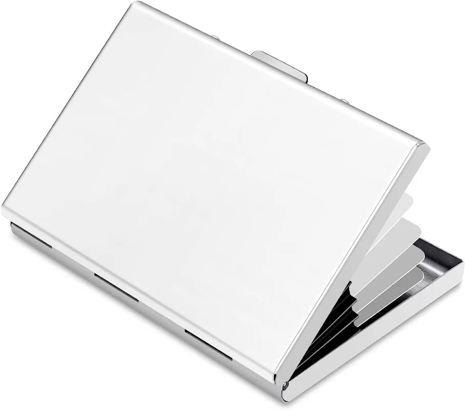 RFID Blocking Credit Card Holder | Slim Metal Wallet lifestyle view