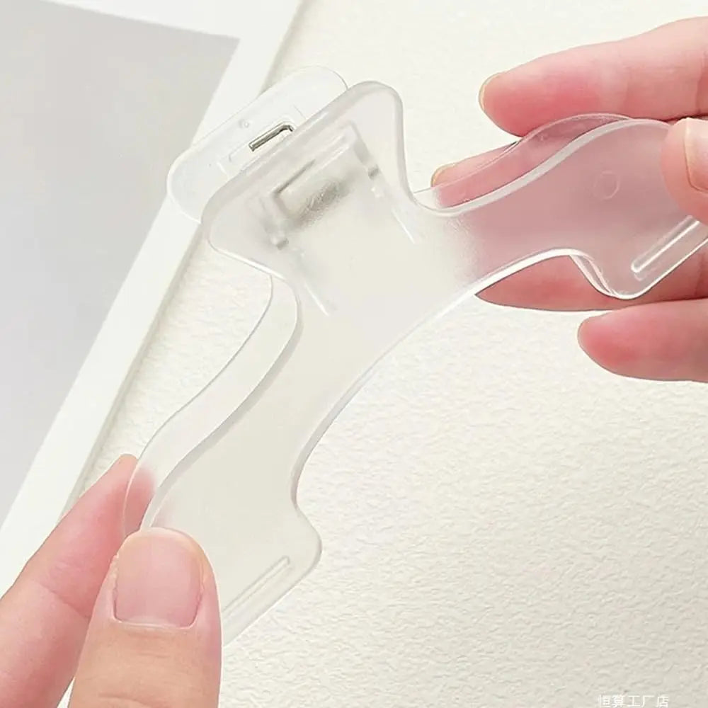 2pcs Transparent Book Page Holder for Reading, Book Opener Holder Convenient for Reading Teaching an