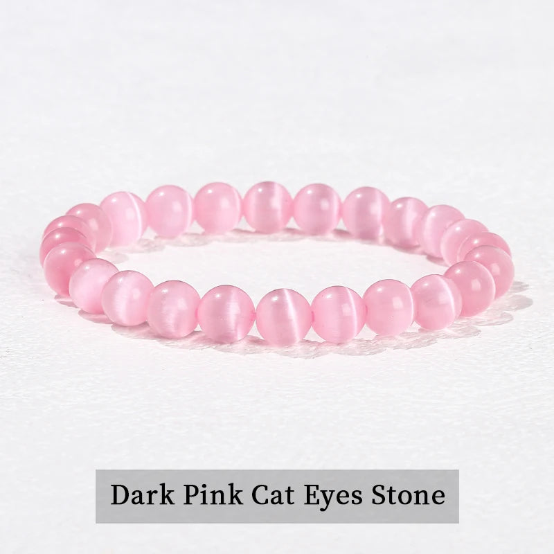 JD Natural Black Spectrolite Flash Smooth Beaded Bracelet Women Men 6 8 10mm Labrador alternate view