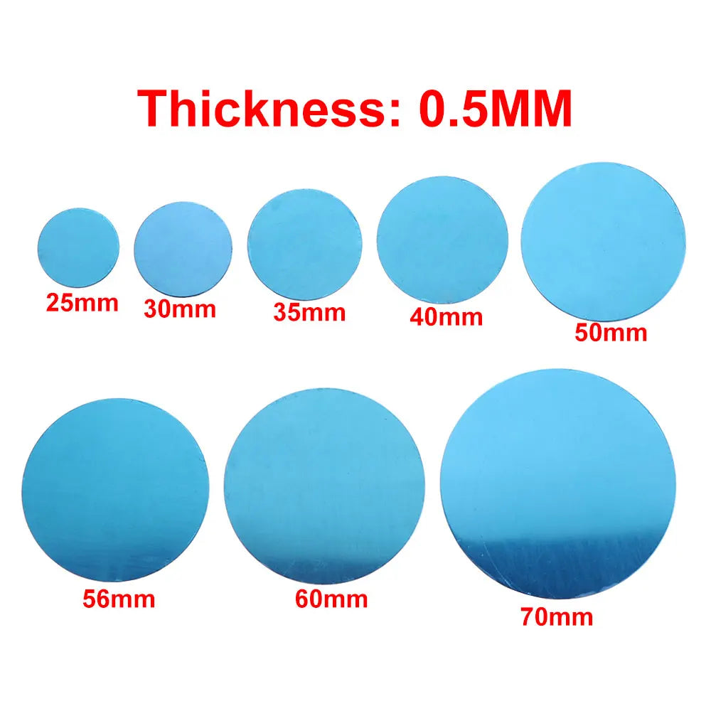 Silver Magnetic Metal Plate for Phone Holder 10 Pcs