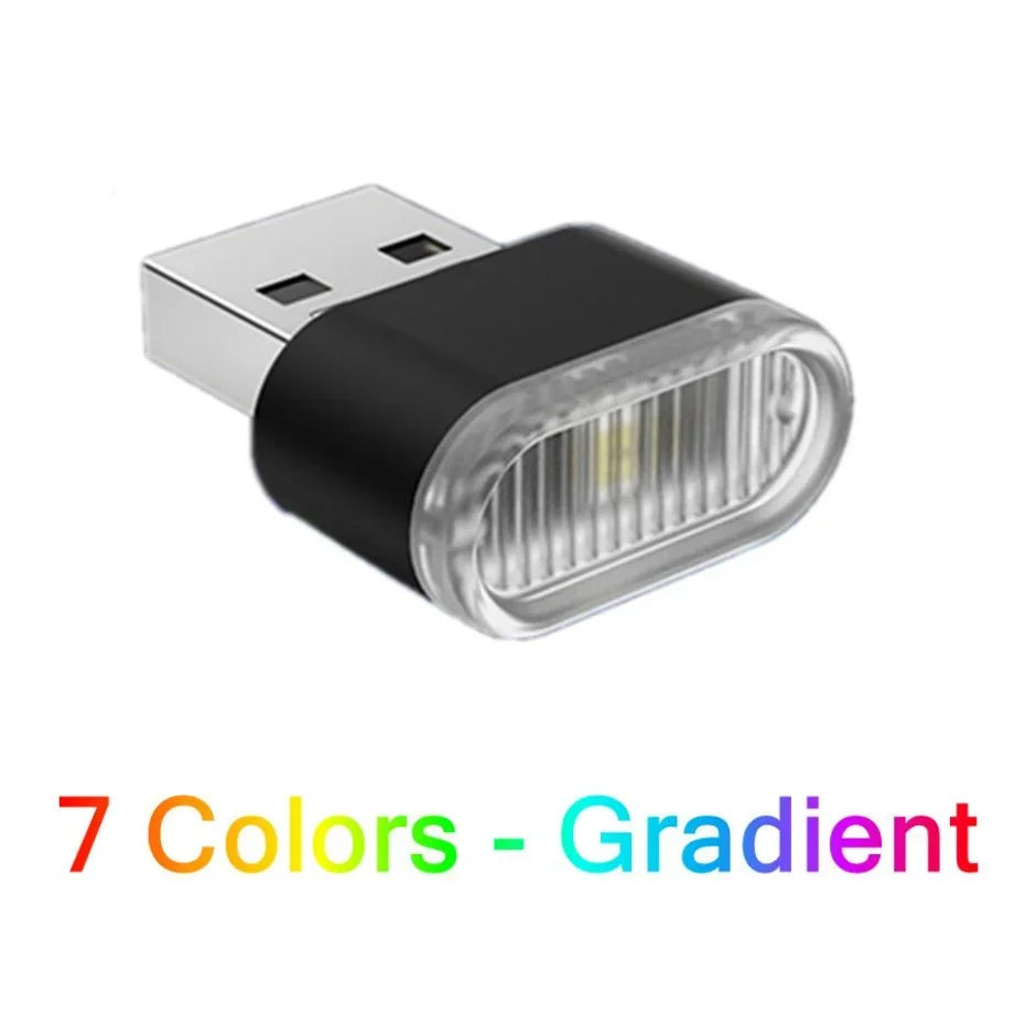 Mini USB LED Car Atmosphere Lamp detail view