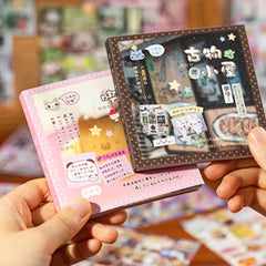 Mr Paper 30/60pcs Happiness Notebook Series Square Cut Film Sticker Book | Japan Korea Cute INS Styl