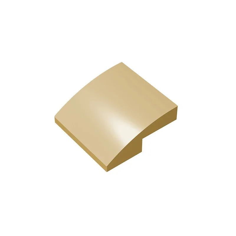 Gobricks GDS-1270 Slope, Curved 2 x 2 Inverted | Compatible with Lego 32803 Building Blo detail view