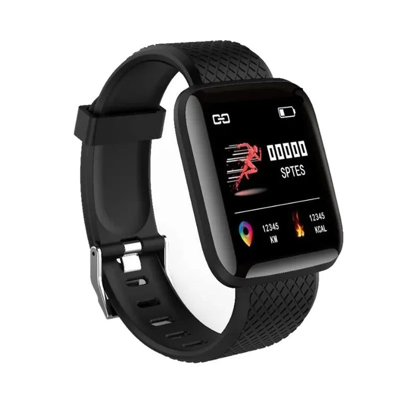 116Plus Smart Watch for Men Women Kids Gift Message Remind Music Control Sport Step C lifestyle view