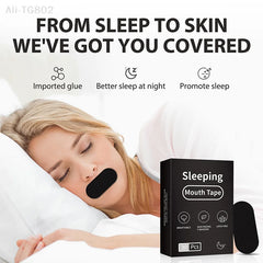 Snoring Relief Mouth Tape | 30 Hypoallergenic Strips for Better Sleep alternate view