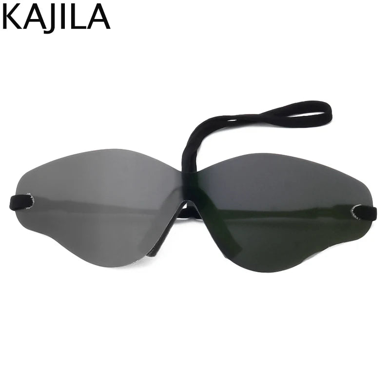 Oversized Punk Rimless Sunglasses | Y2K UV400 Mirror Lens Shades lifestyle view