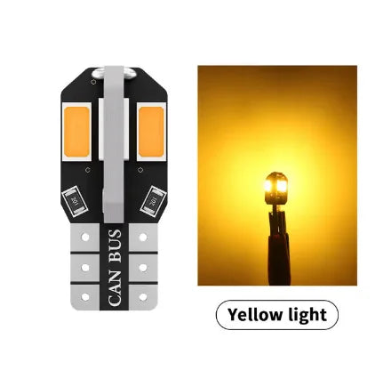 10PCS W5W T10 5730 LED Bulbs Canbus 12V | Car Interior Dome Map Light Parking Signal Lam detail view