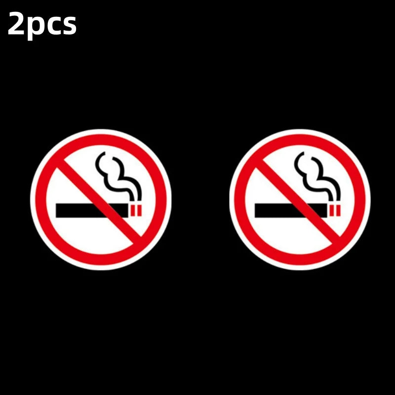 No Smoking Sign Sticker | Indoor Outdoor Office Coffee Shop Library Train Adhesive De alternate view