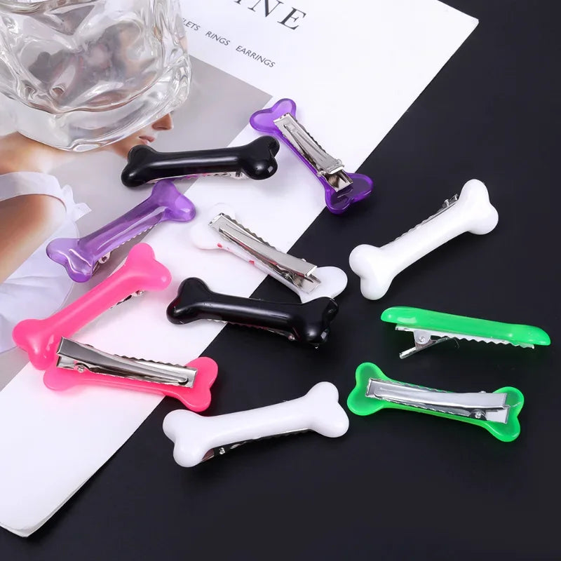White Bone Hairpins Fashion Lovely Women Gril Headwear Barrettes Hair Band Accessor additional angle