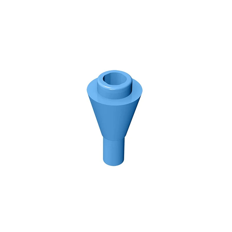 Gobricks GDS-1138 Cone 1 x 1 Inverted with Bar | Building Block for DIY Creations lifestyle view