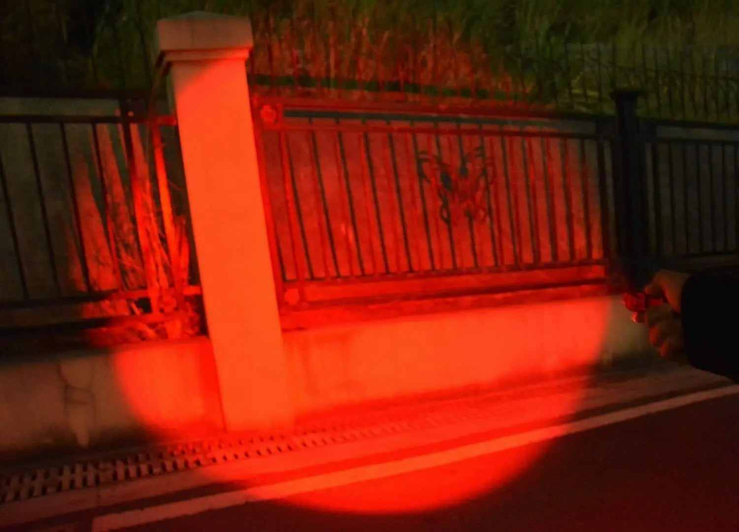 Mini LED Flashlight with 670nm Red/Blue/Green Light | Tactical Pocket Flashlight lifestyle view