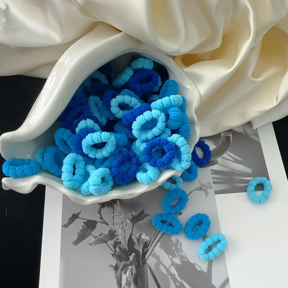 Scrunchie Rubber Band Kid Hair for Girls Ponytail Hold close-up view