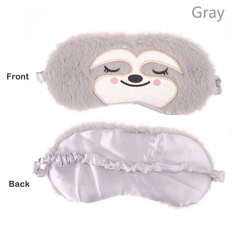 Cartoon Monkey Sleep Mask | Cute Plush Eye Mask for Kids and Adults alternate view