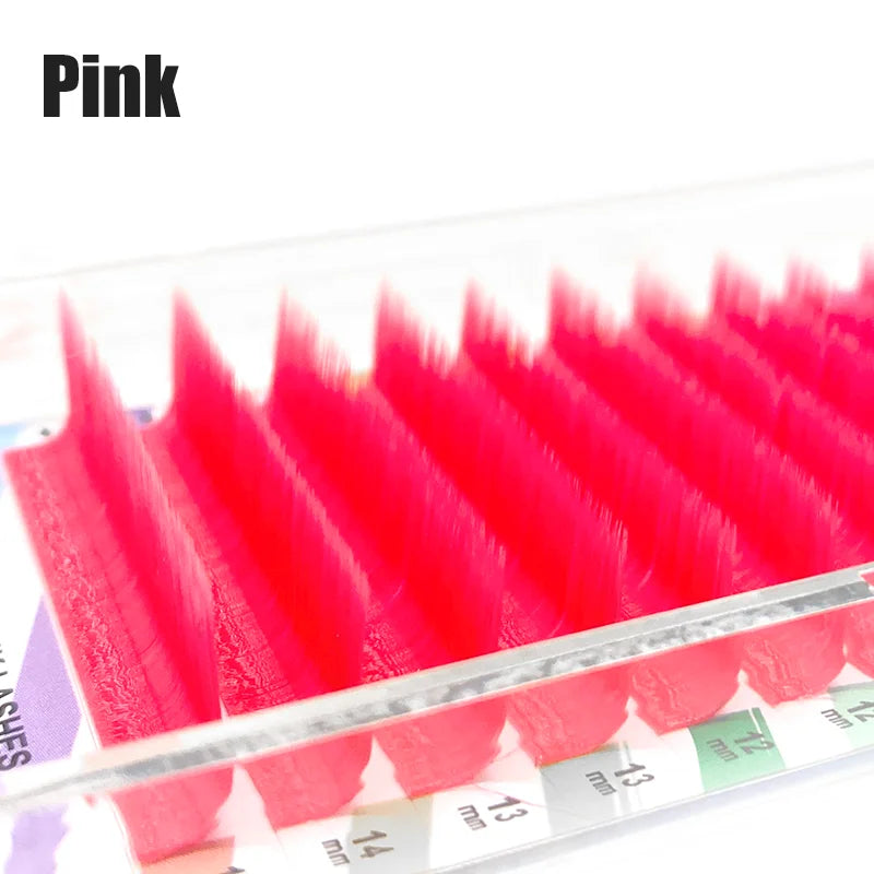NATUHANA L/LU Curl Auto Fan Colored Lashes | Easy Fan Color Eyelash Extension alternate view