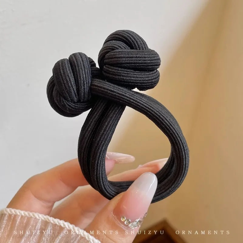 Women High Elasticity Girl Head Rope Scrunchie Hair lifestyle view