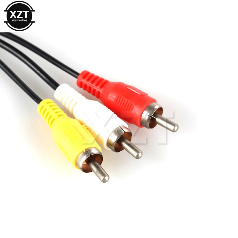 Multi Component Games Audio Video AV Cable to RCA for SONY PS2 PS3 PlayStation SYSTEM close-up view