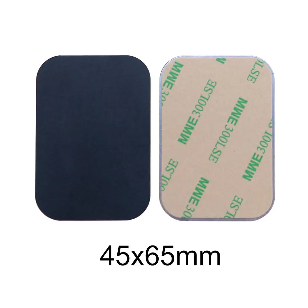 Black Magnetic Iron Metal Plate For Car Phone Holder 10 Pcs additional angle