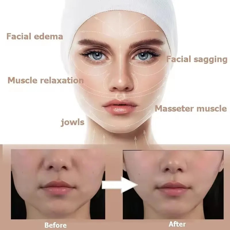 V Thin Face Lift Tape | Invisible Face Lifter Sticker for Chin and Jawline close-up view