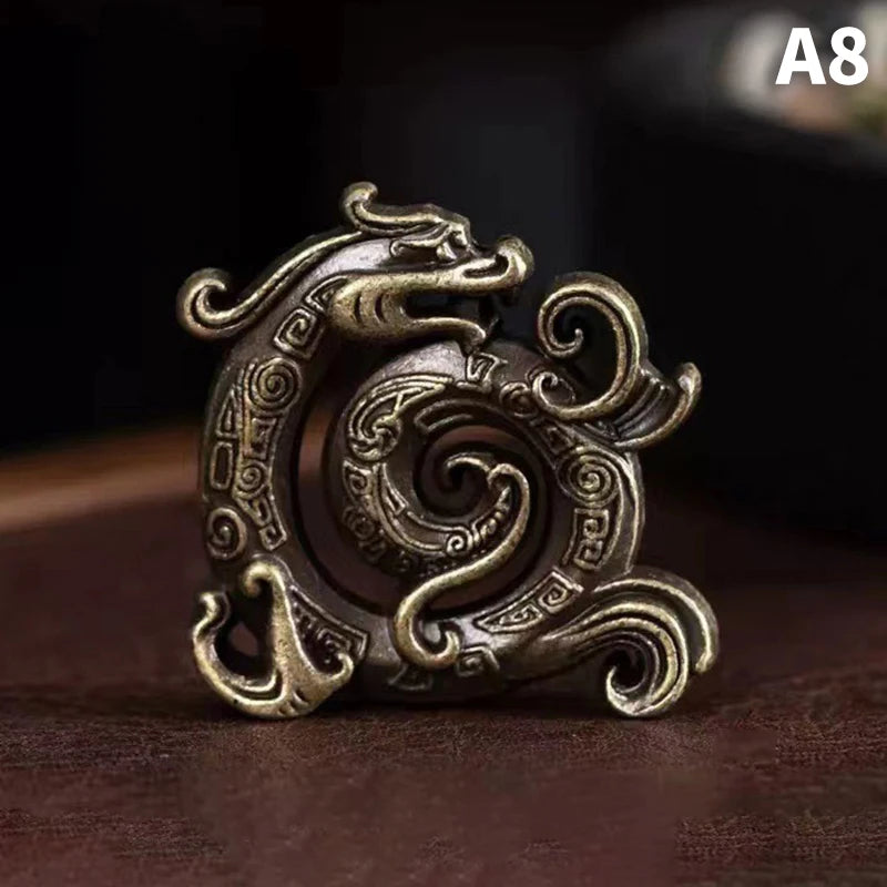 Dragon Turtle Incense Holder | Brass Alloy Incense Burner with Snail Sculpture alternate view