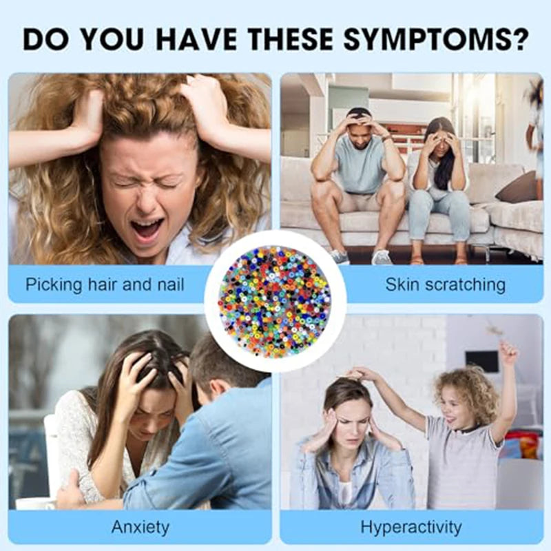 Skin Picking Fidget Toys | Anxiety and ADHD Sensory Picky Pad for Adults and Children lifestyle view