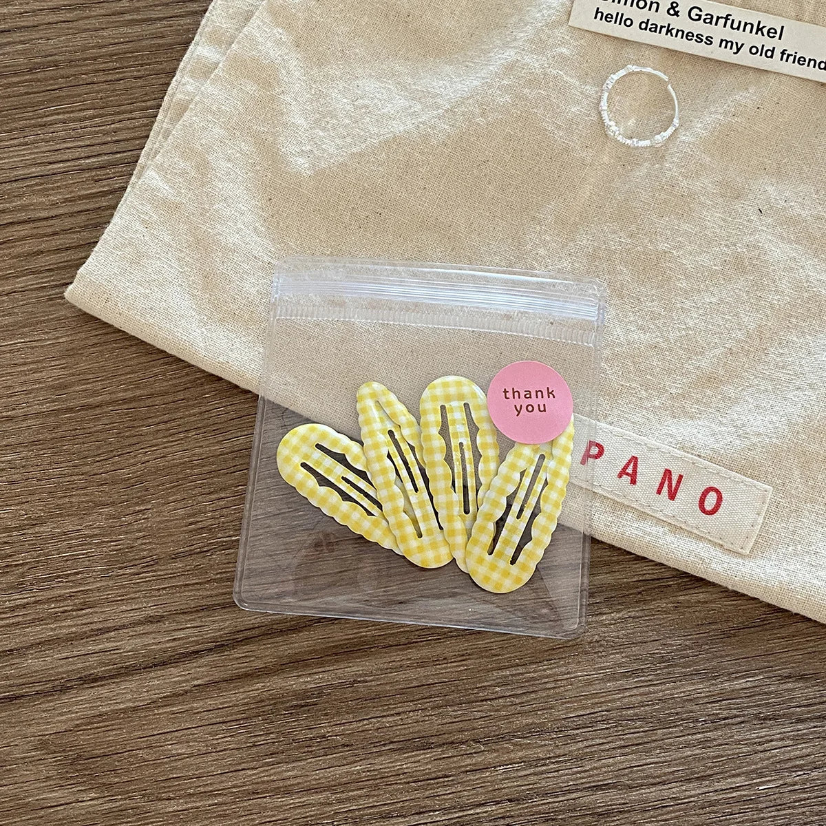 4pcs Academia Hair Clips for Children Cute Polka Dot & Plaid BB Clips Y2K School Girl Side Hair Pins Water-drop Wavy Shape Set