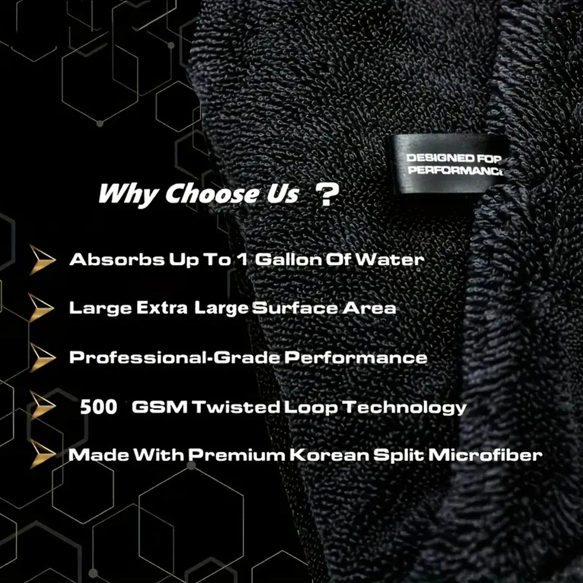Dark Gray Car Microfiber Towel 60 x 90 cm