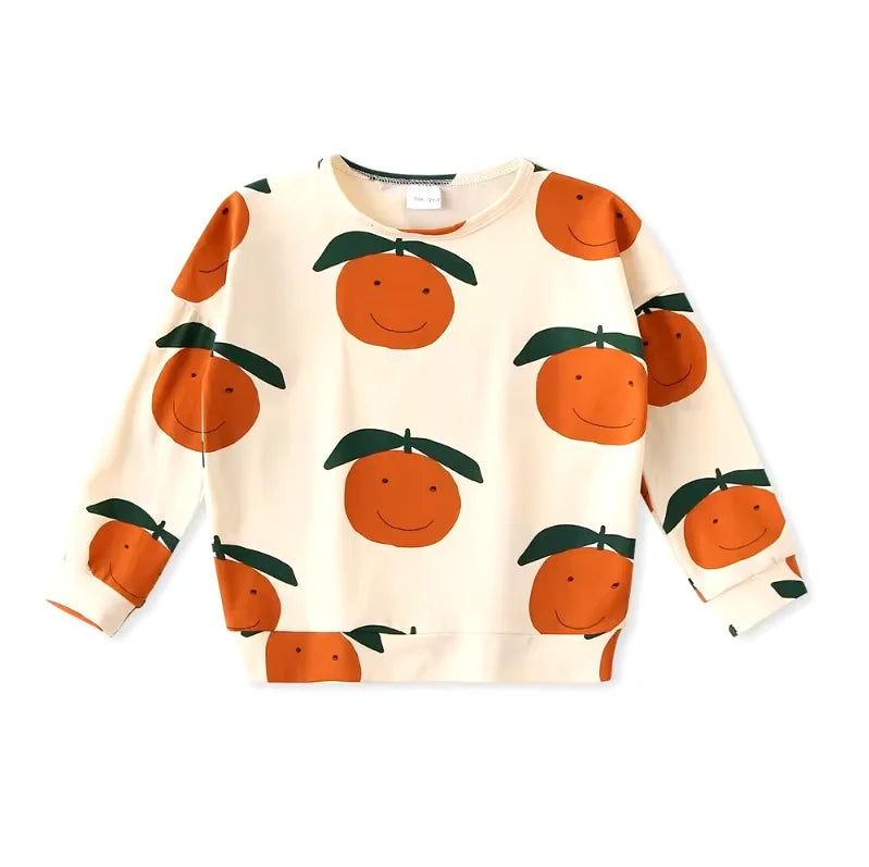Kids Cotton Sweatshirt | Unisex Cartoon Top for Toddlers additional angle