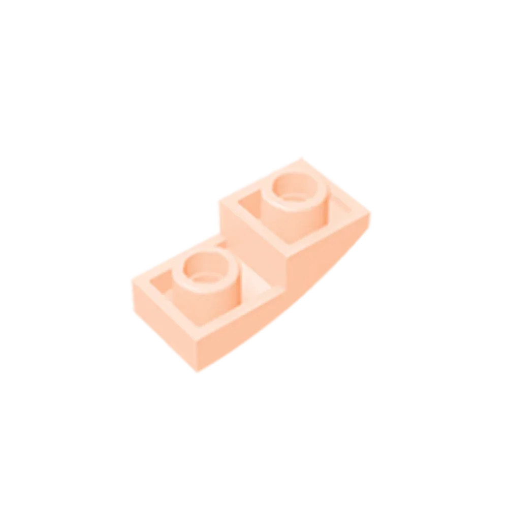 Gobricks GDS-795 Slope, Curved 2 x 1 Inverted | Compatible Building Block for DIY Pro lifestyle view
