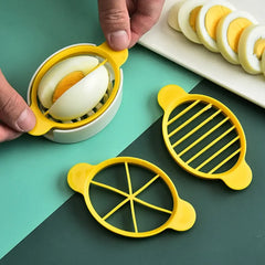 1pc Stainless Steel Egg Slicer | Handheld Multifunction Cutter for Eggs, Mushrooms, a alternate view