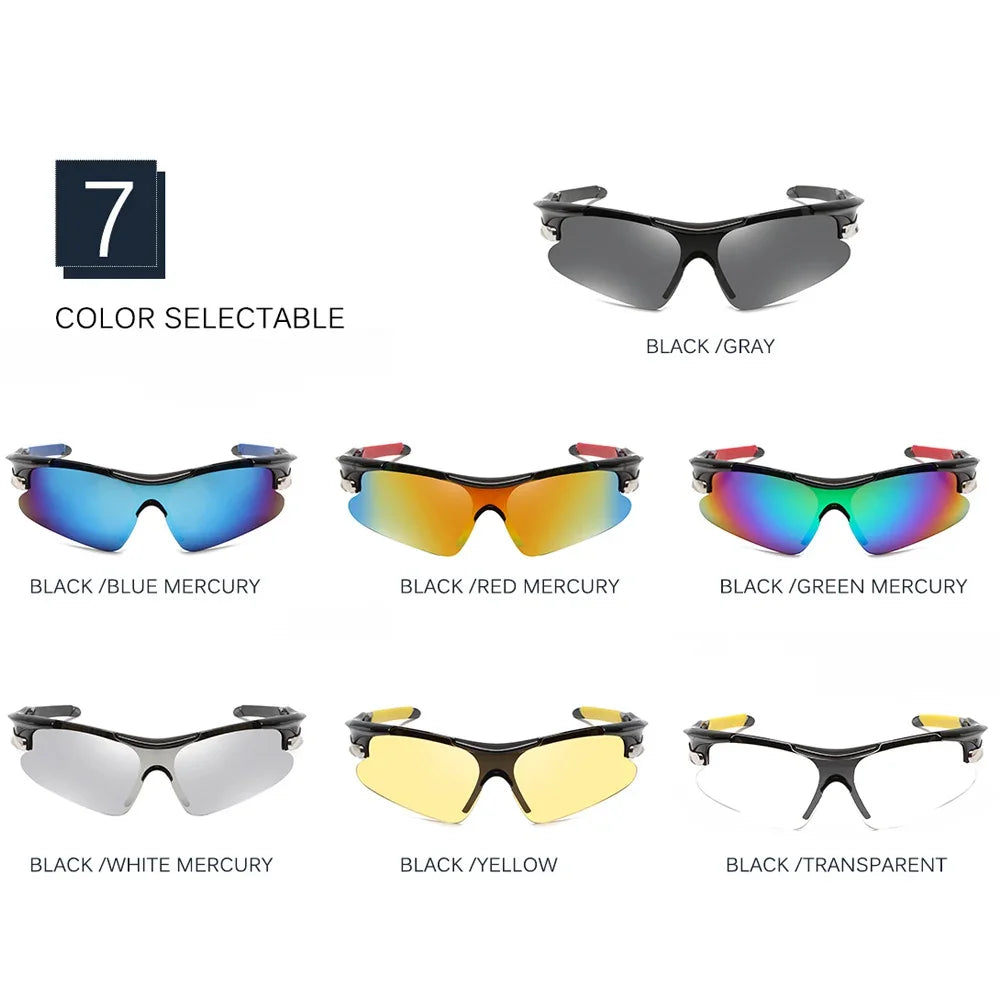 Sunglasses Road Cycling Glasses Mountain Riding Protection Goggles Eyewear Mtb Bike Fishing Camping