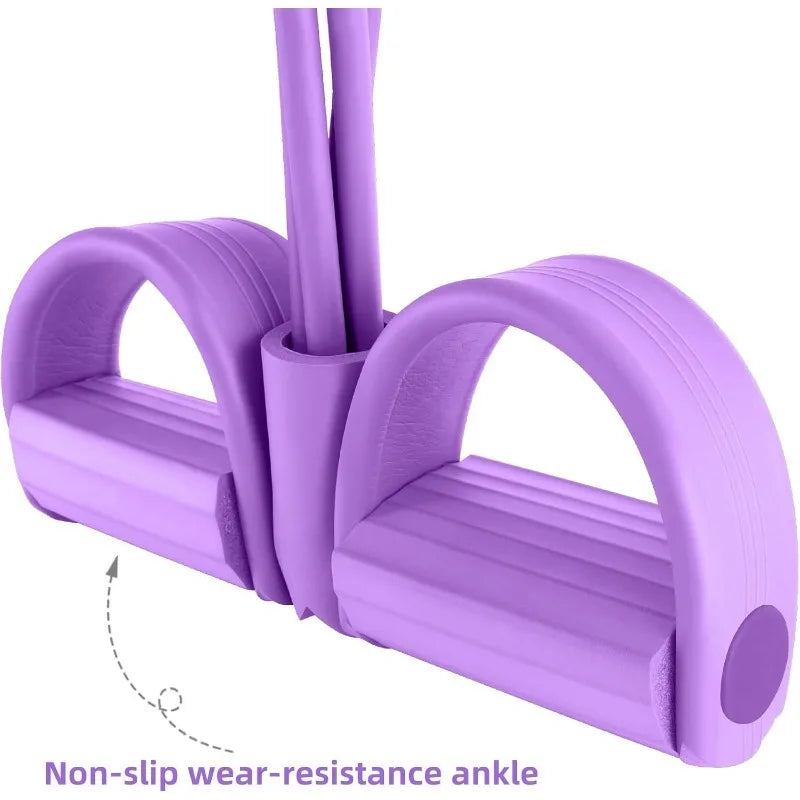 4/6-Tube Tensioner Multi-Functional Household Fitness Yoga Abdominal Strengthening Ela close-up view