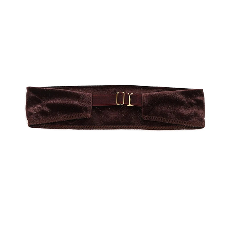 Non-slip Soft Velvet Women Wig Grips Headband Women Silicone Headband Velvet To Hold alternate view
