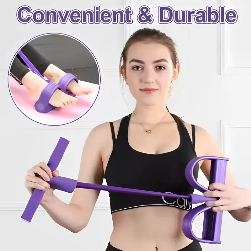 Six-Tube Pedal Tension Rope | Multi-Functional Indoor Fitness Equipment alternate view