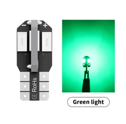 10PCS W5W T10 5730 LED Bulbs Canbus 12V | Car Interior Dome Map Light Parking Signal lifestyle view
