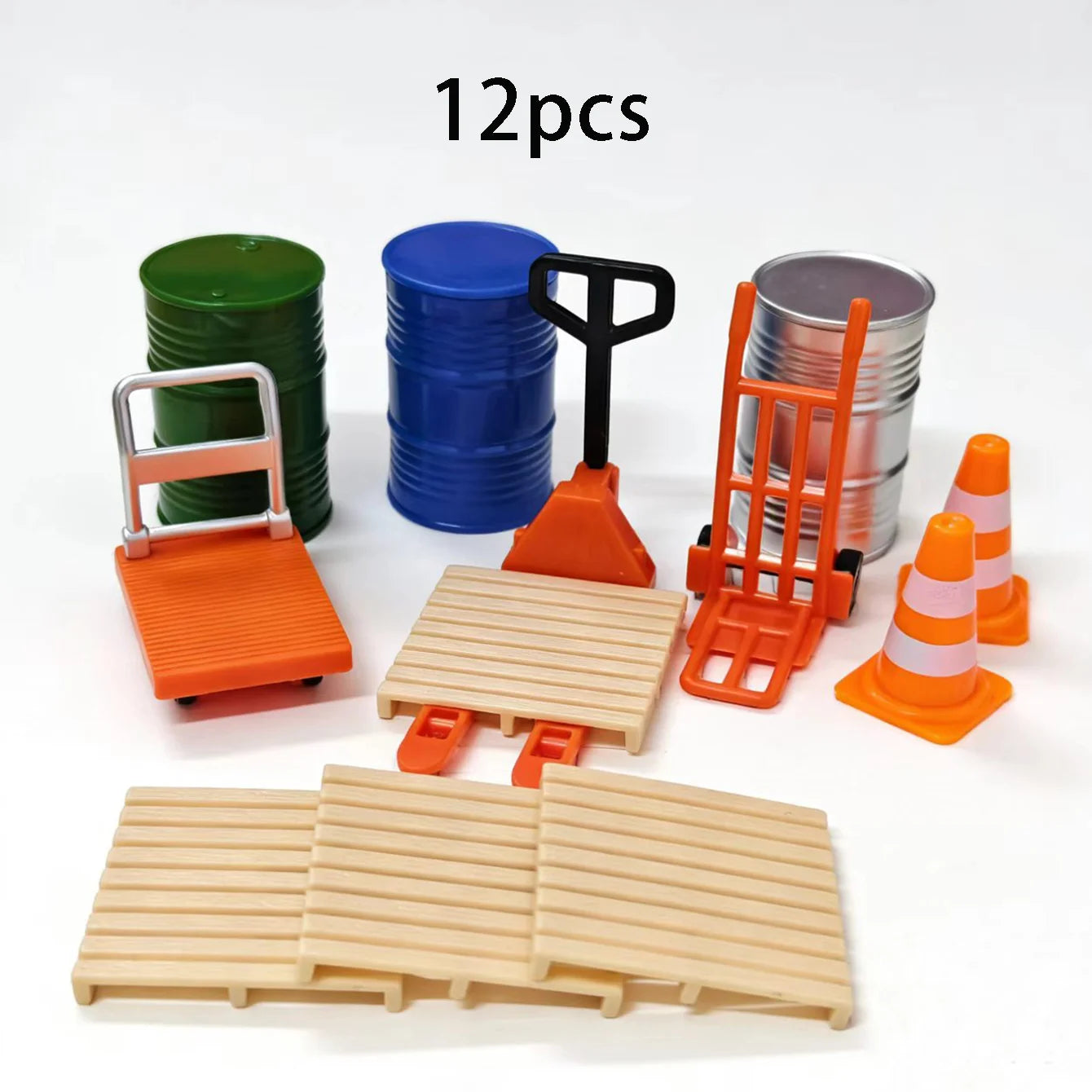 12 pcs Miniature Logistics Scene Accessories alternate view