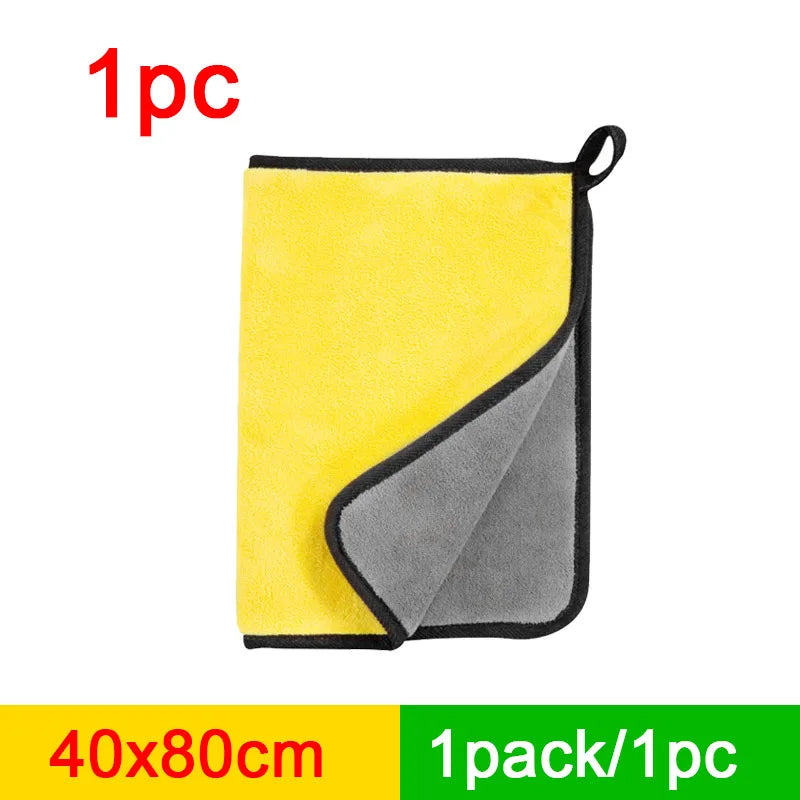 SEAMETAL 160x60CM Car Microfiber Towel Super Absorbent Car Cleaning Detailing Cloth Dryi detail view