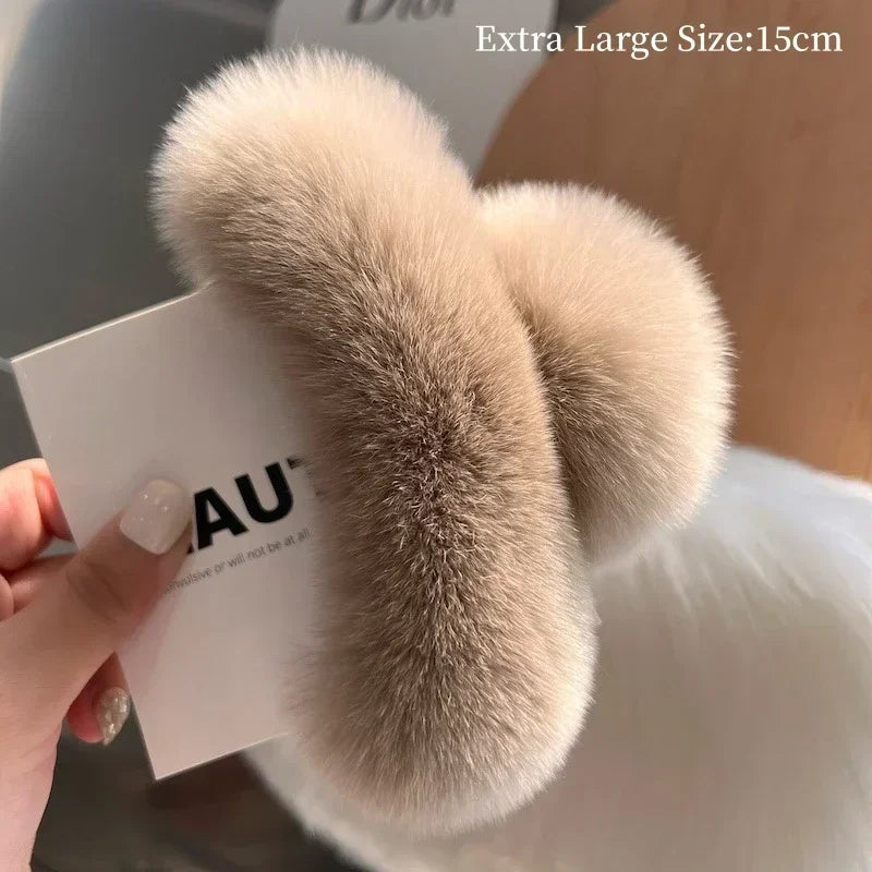Hair Furry Claw Accessories for Women Clip Pinzas Para El Pelo Korean Fashion Headband Clips Pin Pinzas Pelo Hairclip Haarklem