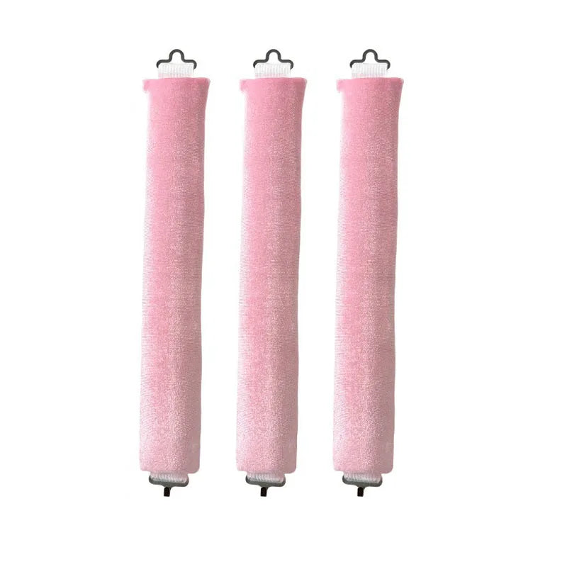 New Heatless Hair Curler Satin Curling Rod Headband No Heat Hair Rollers Lazy Sleepin lifestyle view