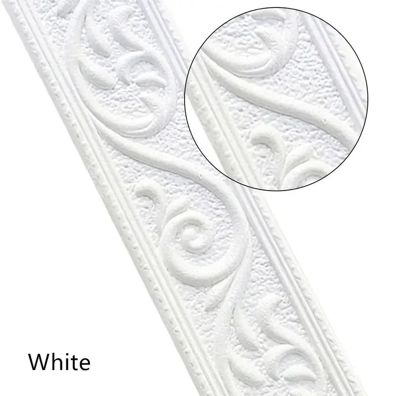 1Pc 230x6cm Fashion Self Adhesive Wall Sticker | Waterproof Thickened Border Strip additional angle