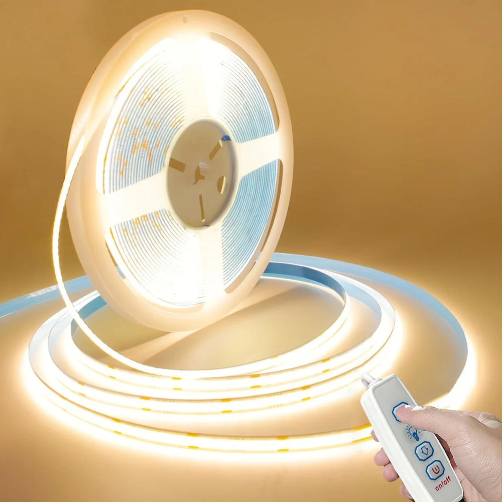 COB LED Strip Lights 5V USB Dimmable | 320 LEDs/m Flexible Ribbon for Kitchen Cabinet Mi detail view