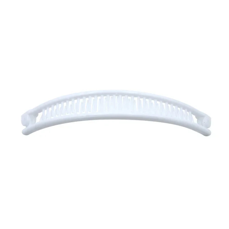 Solid Color Ponytail Hoder Hair Clamp Banana Hair Clips Women Hair Claw Barrettes Hairpins Fashion Styling  Accessories for Girl