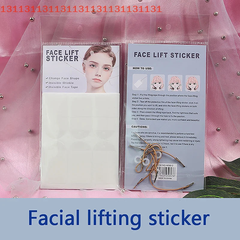 18 Pcs Invisible Face Lifting Stickers | V-Shape Instant Skin Tightening Tape alternate view