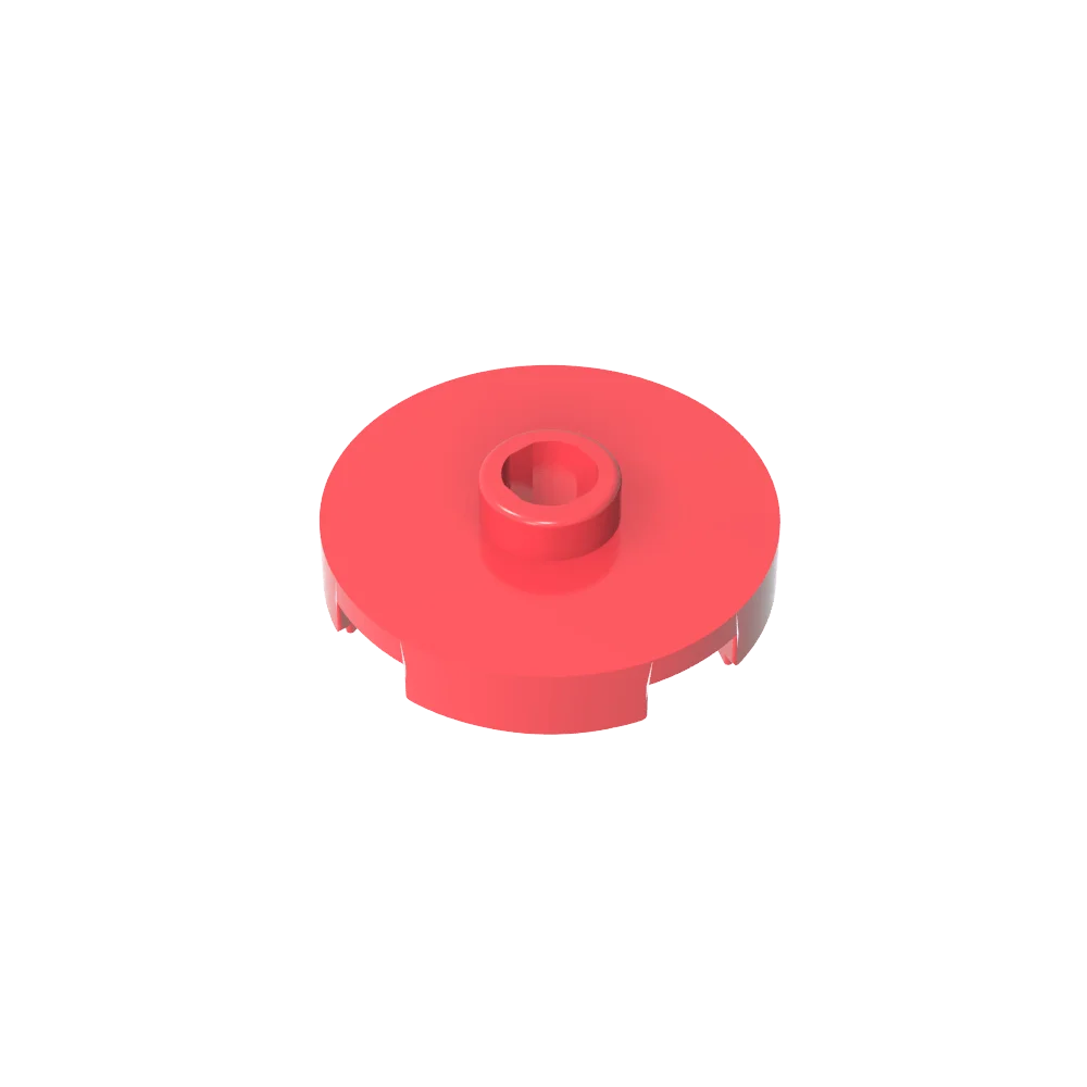 Gobricks GDS-1041 Tile Round 2x2 with Open Stud | Compatible Building Block for DIY Educ detail view