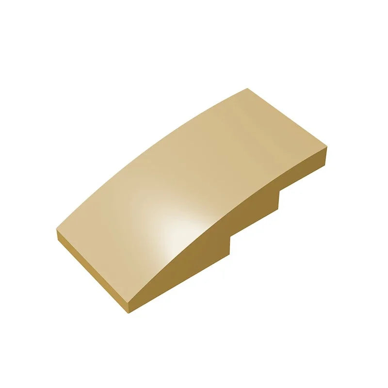 Slope, Curved 4 x 2 Building Block (Gobricks GDS-660) | Compatible with Lego 93606 Pa lifestyle view