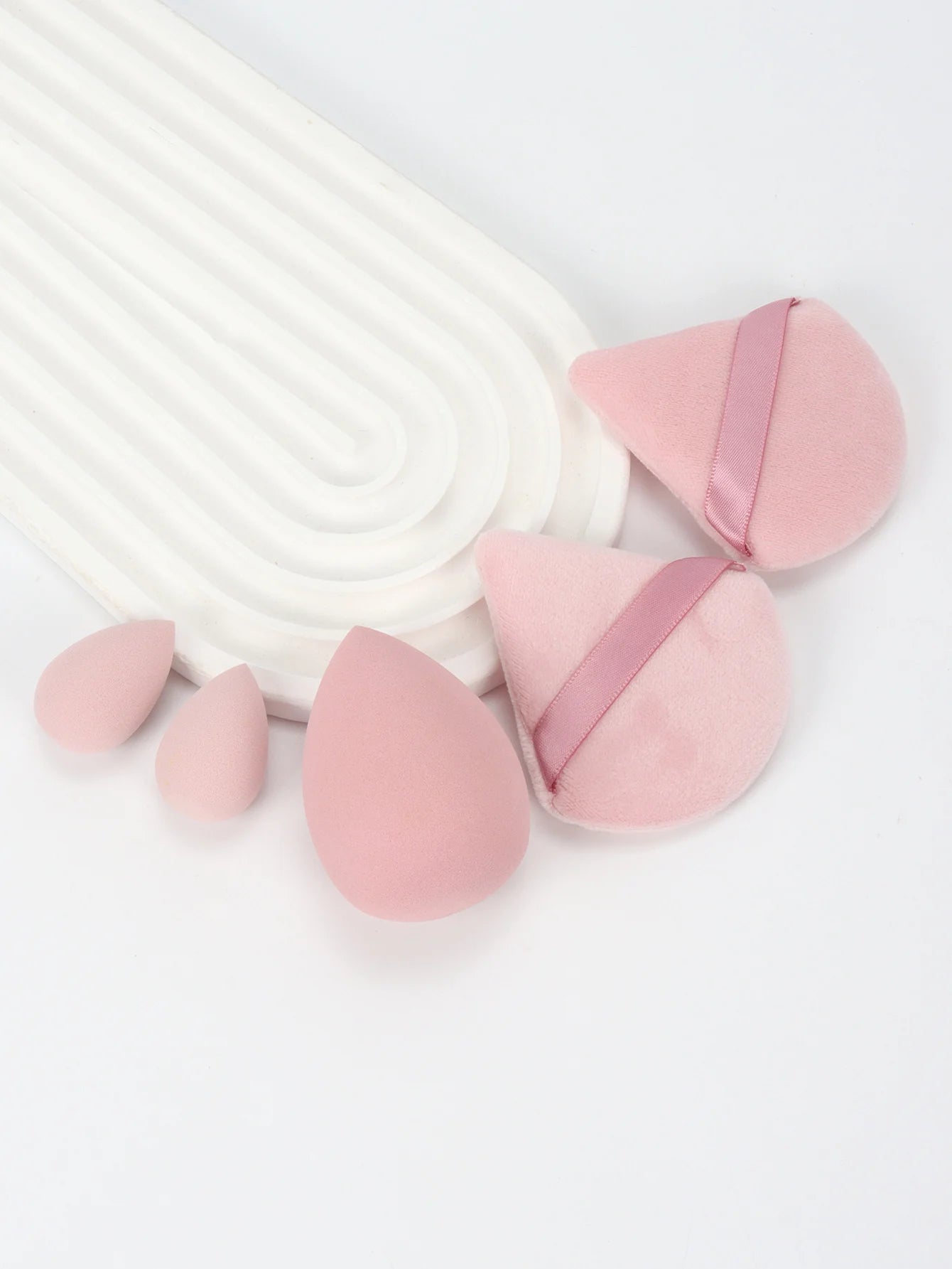 5Pcs Professional Makeup Sponge Set | Soft Polyurethane Foundation Blenders for Flawless detail view