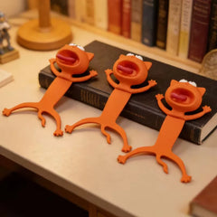 Funny3D Stereo Lazy Cat Bookmark Creative Reusable Waterproof Animal Reading Book Mark for Birthday