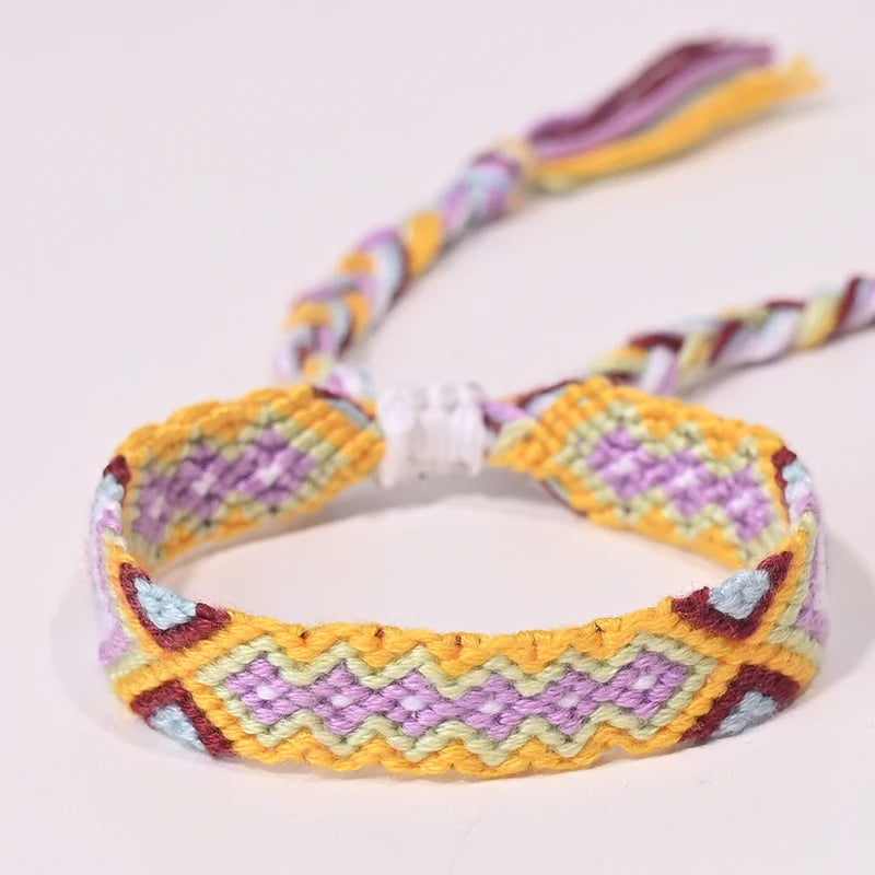 Rope Weave Bohemia Friendship Bracelet | Handmade Summer Beach Jewelry for Women additional angle